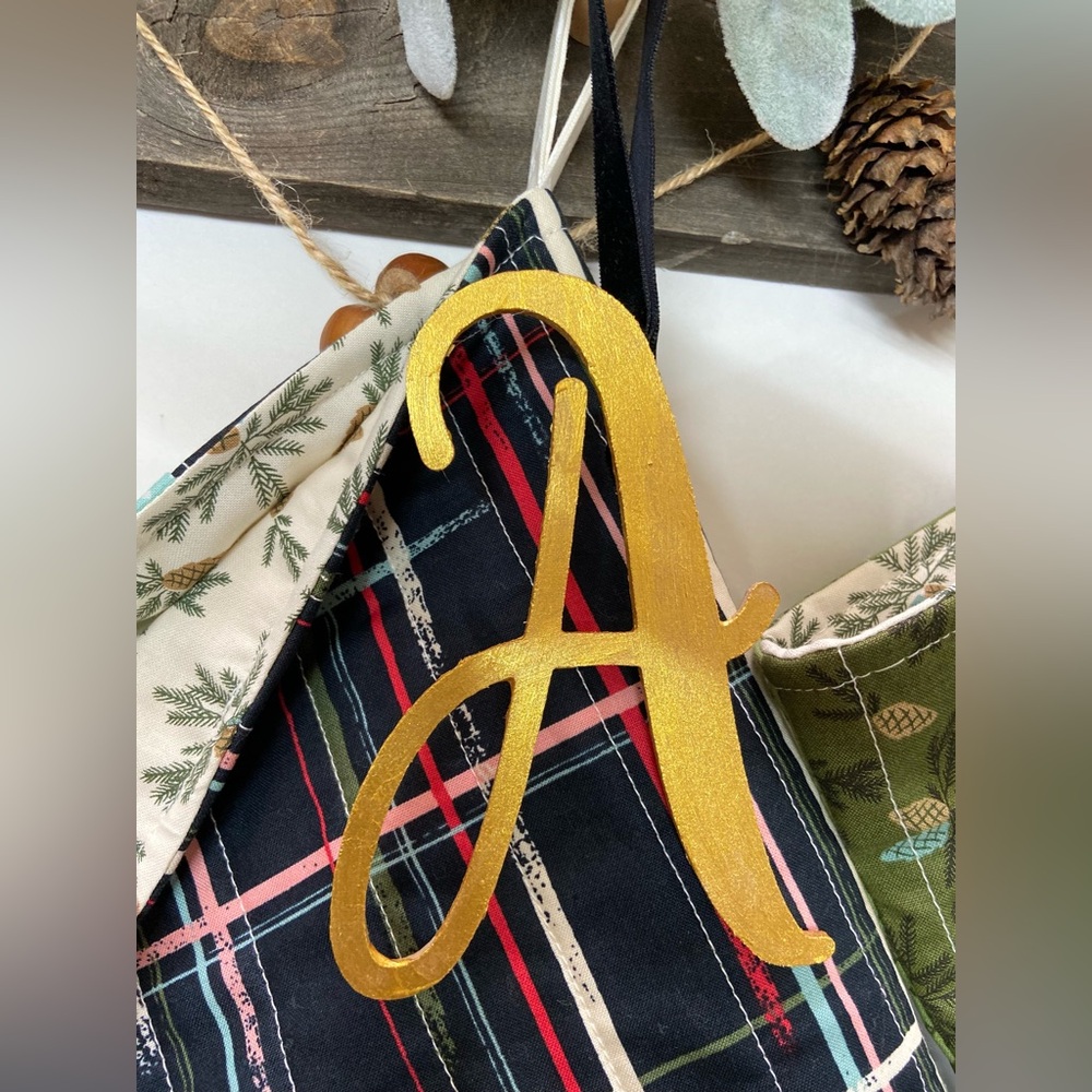 A- Handmade Quilted Stocking - Picture 5 of 5
